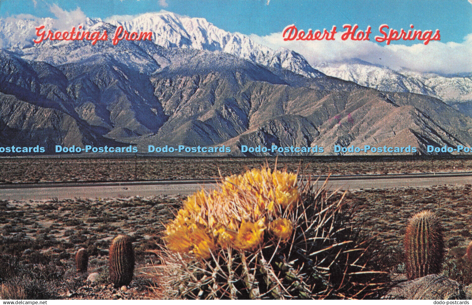 R727844 Greetings From Desert Hot Springs Western Resort Broadway Santa Ana Cali