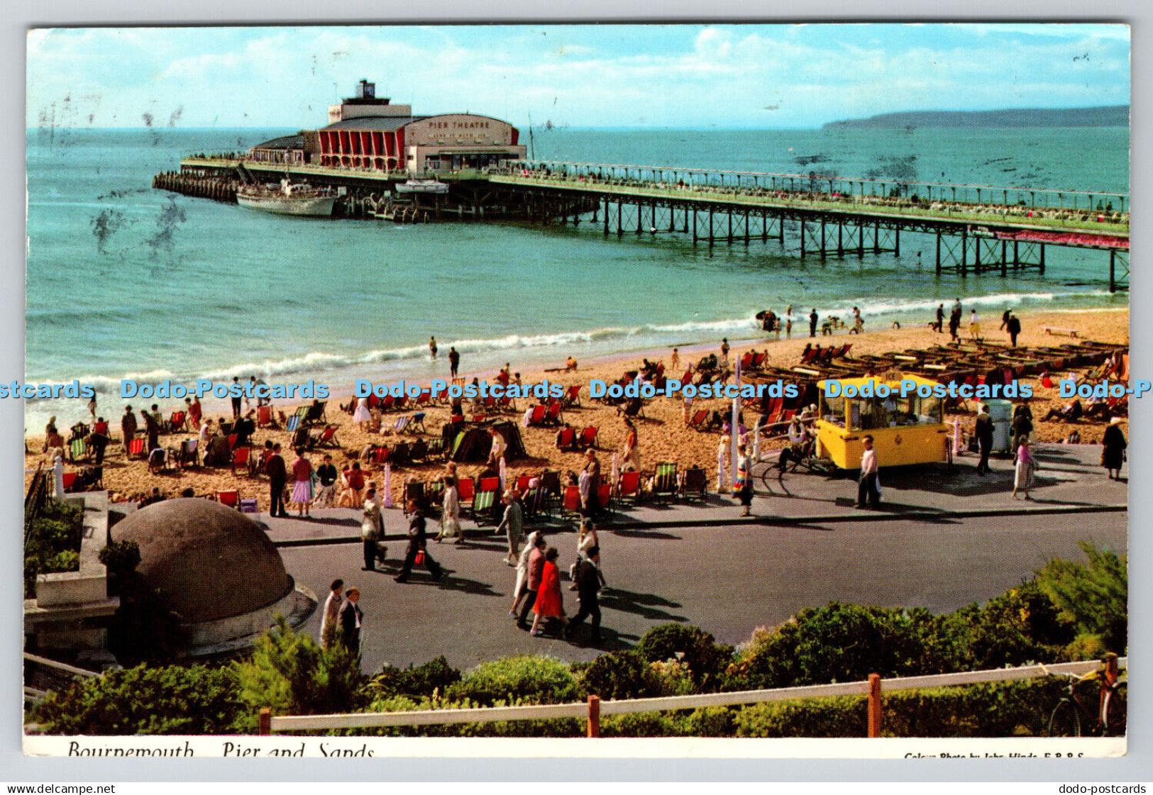 R741919 Bournemouth Pier and Sands John Hinde Ltd 1972