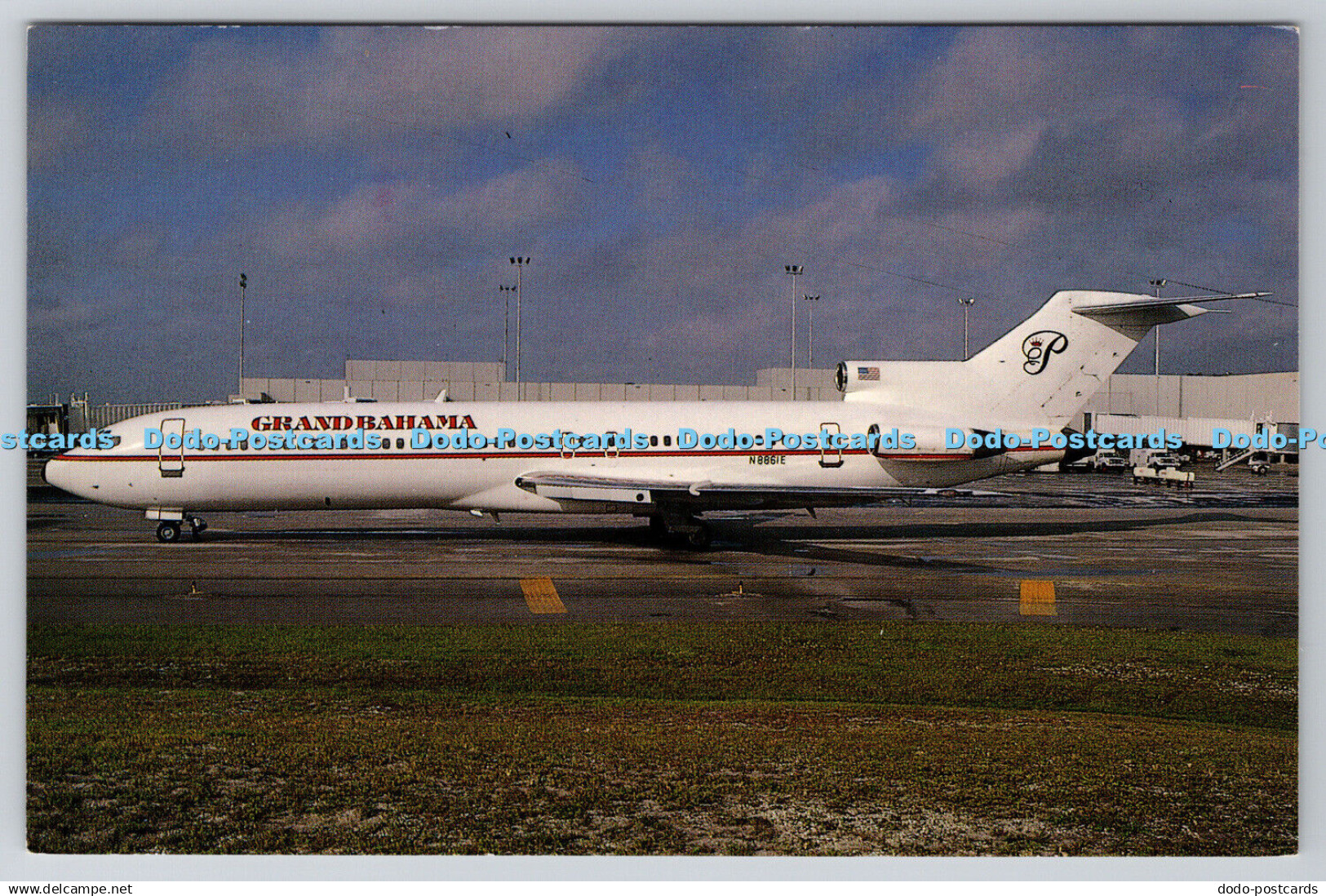 R744143 Boeing 727 225 Grand Bahama Airlines Postcard No 230 Sirivatana Interpri