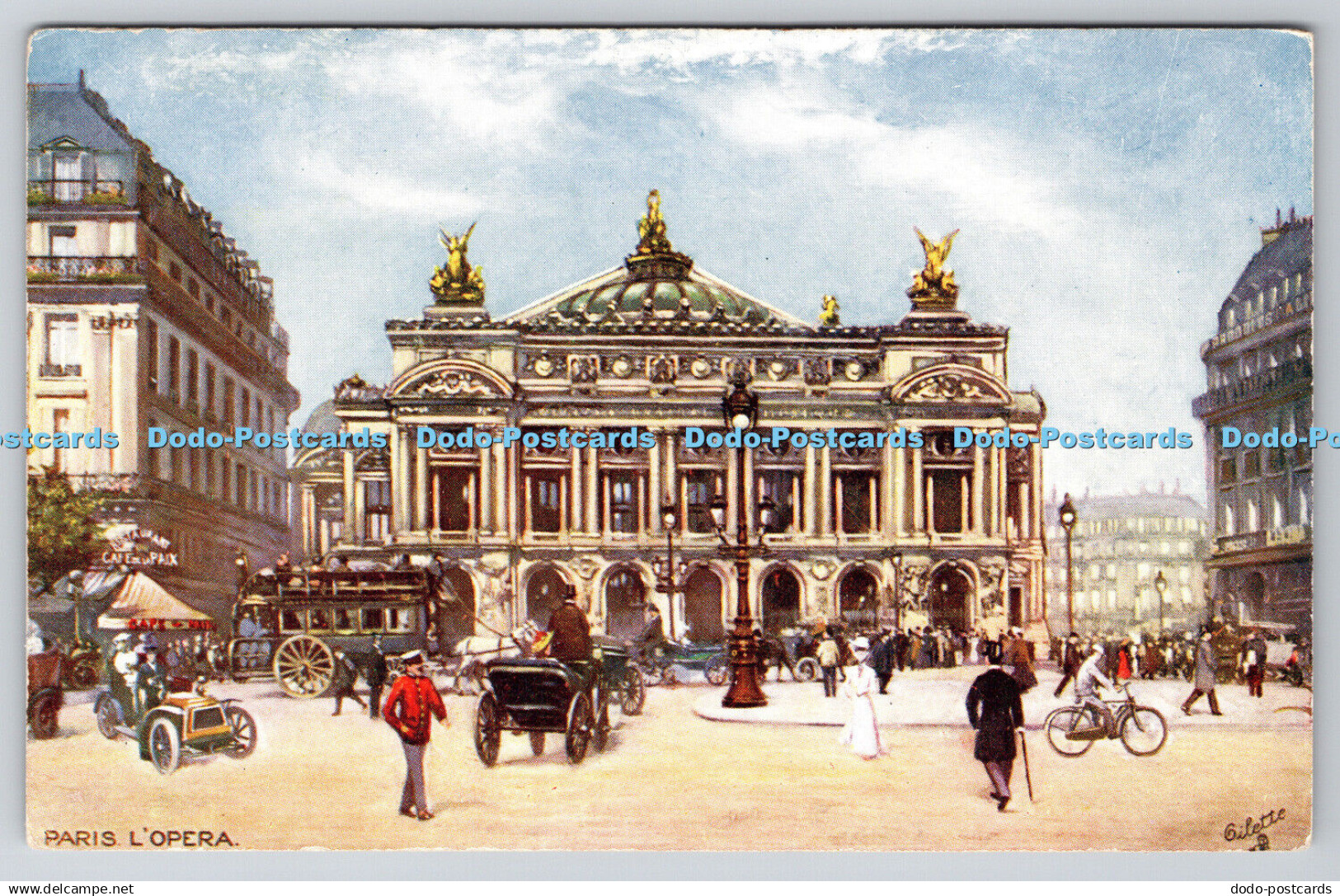 R749375 Paris L Opera Raphael Tuck and Sons Oilette Serie 934 No 20