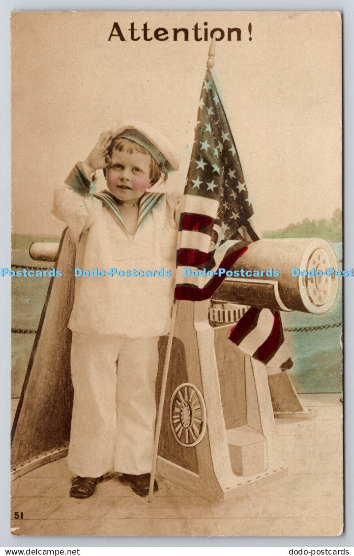 R750474 Attention Genuine Photograph United States