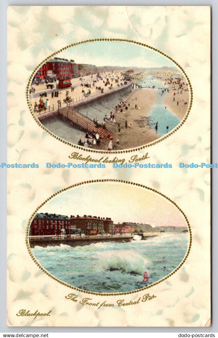 R750856 Blackpool The Front from Central Pier Blackpool Looking South Raphael Tu