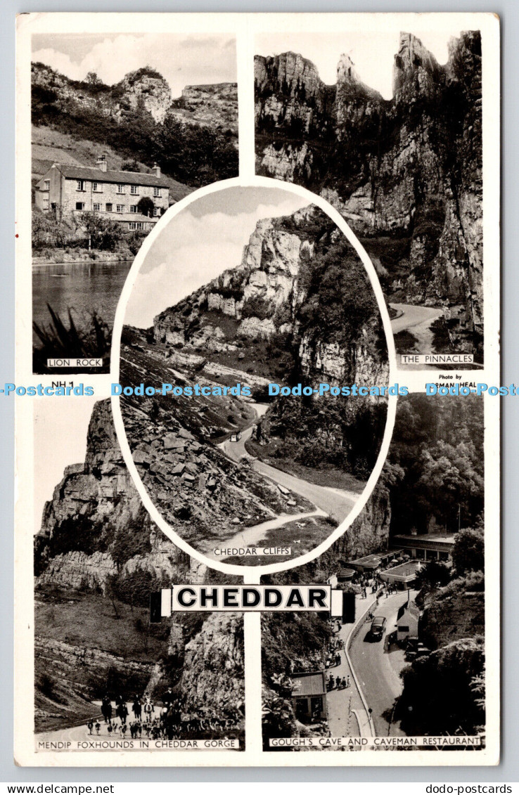 R751247 Cheddar Lion Rock The Pinnacles Cheddar Cliffs Raphael Tuck and Sons Ltd