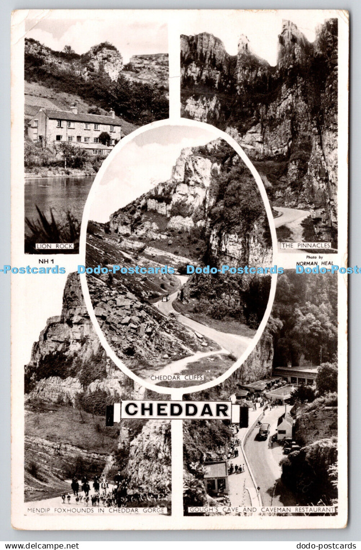 R756158 Cheddar Lion Rock The Pinnacles Cheddar Cliffs Raphael Tuck and Sons Ltd