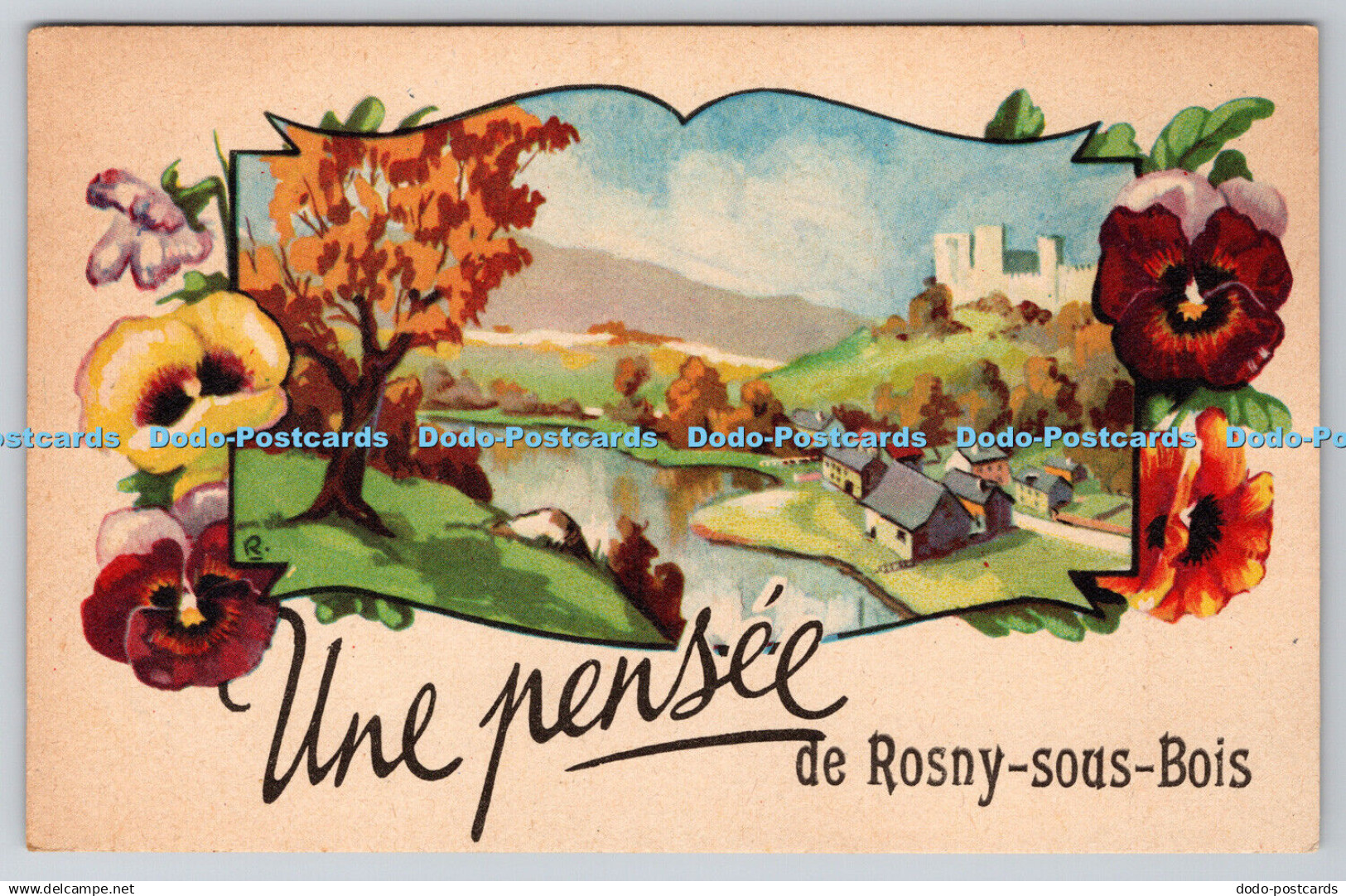 R760307 Une Pensee de Rosny Sous Bois Erpe
