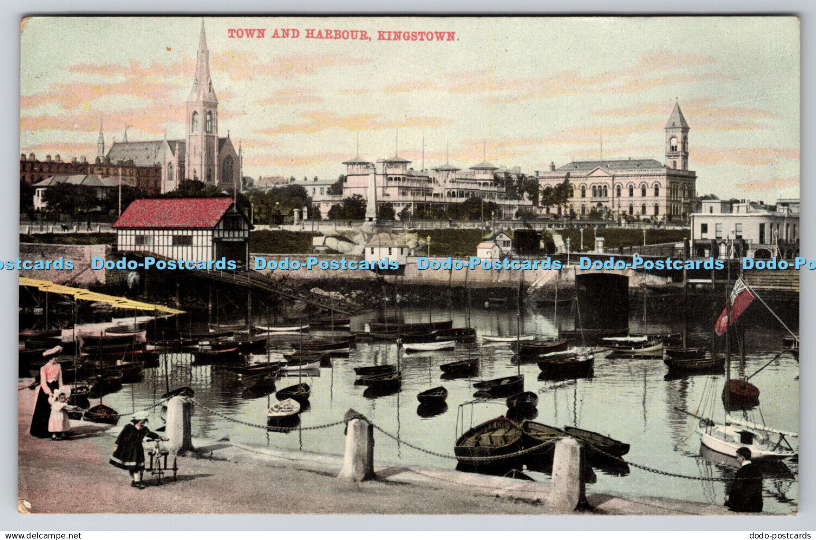R760948 Kingstown Town and Harbour Cook PM Dublin