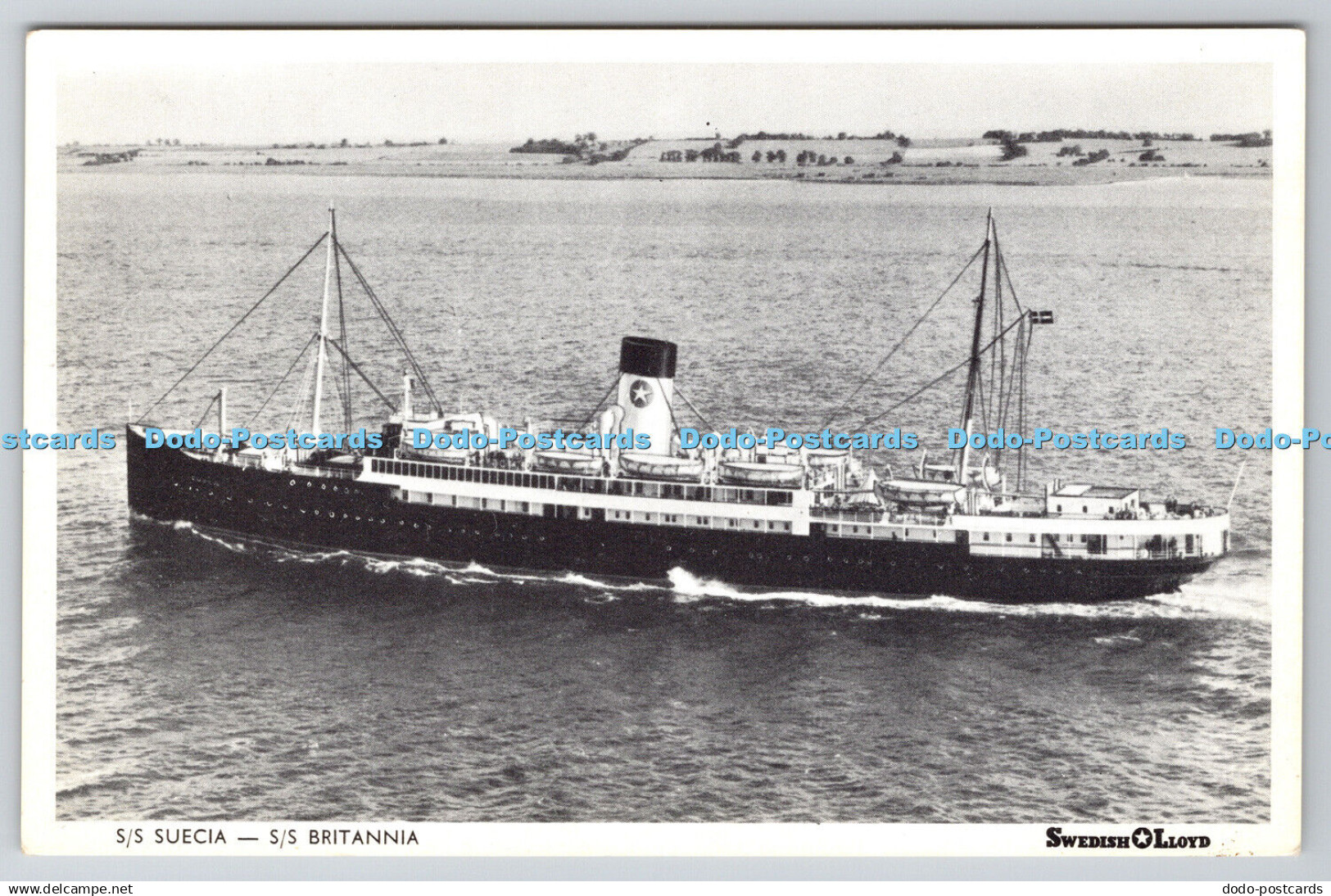 R763688 S S Suecia S S Britannia Swedish Lloyd Gothenburg London