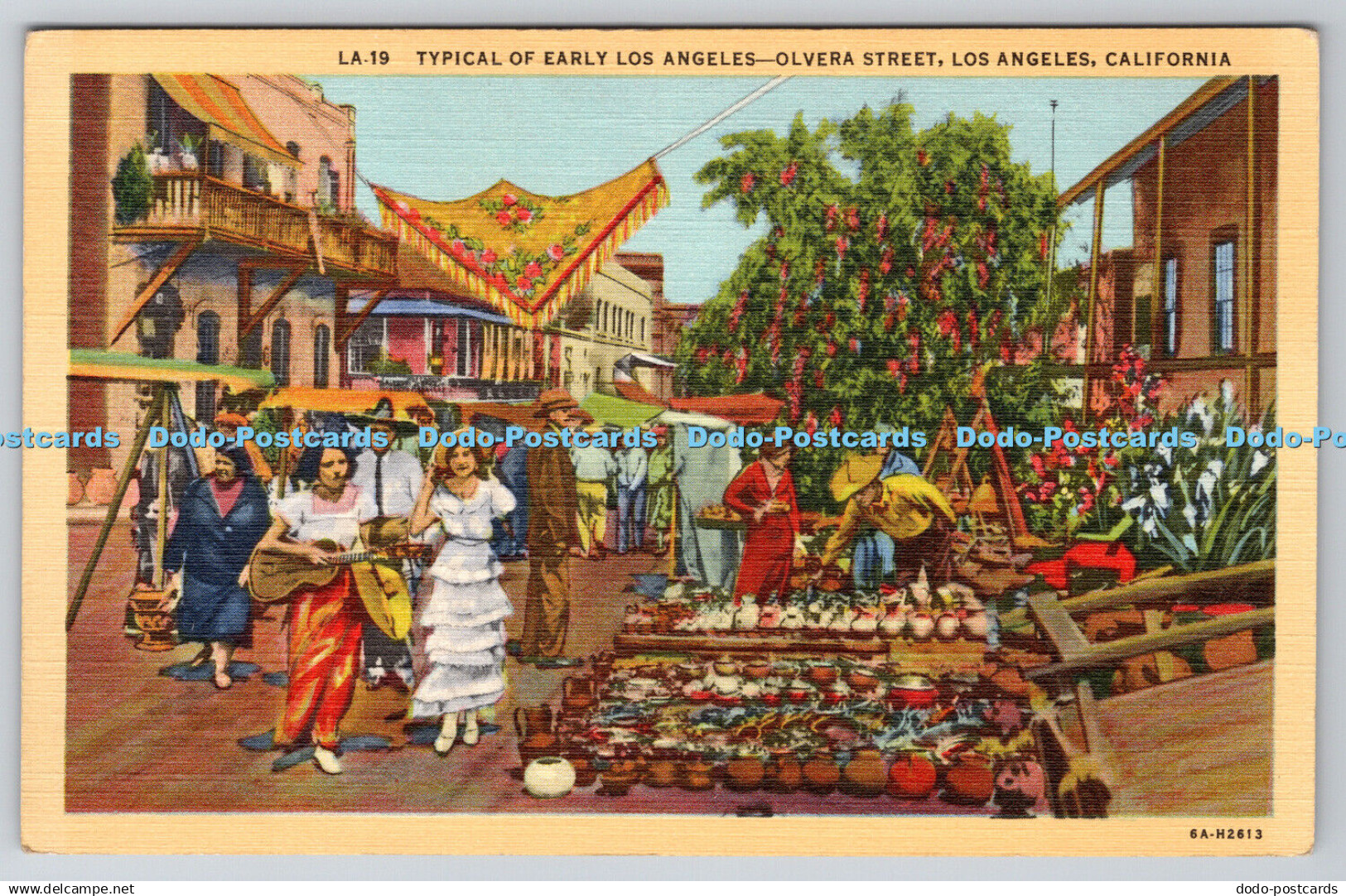 R763831 Los Angeles California Typical Of Early Los Angeles Olvera Street Wester