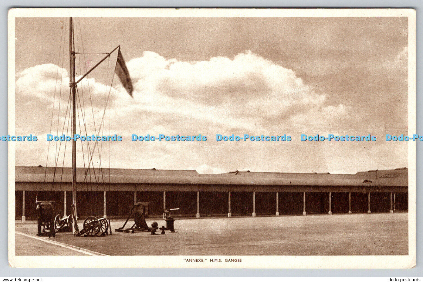 R764545 H M S Ganges Annexe Tuck Postcard