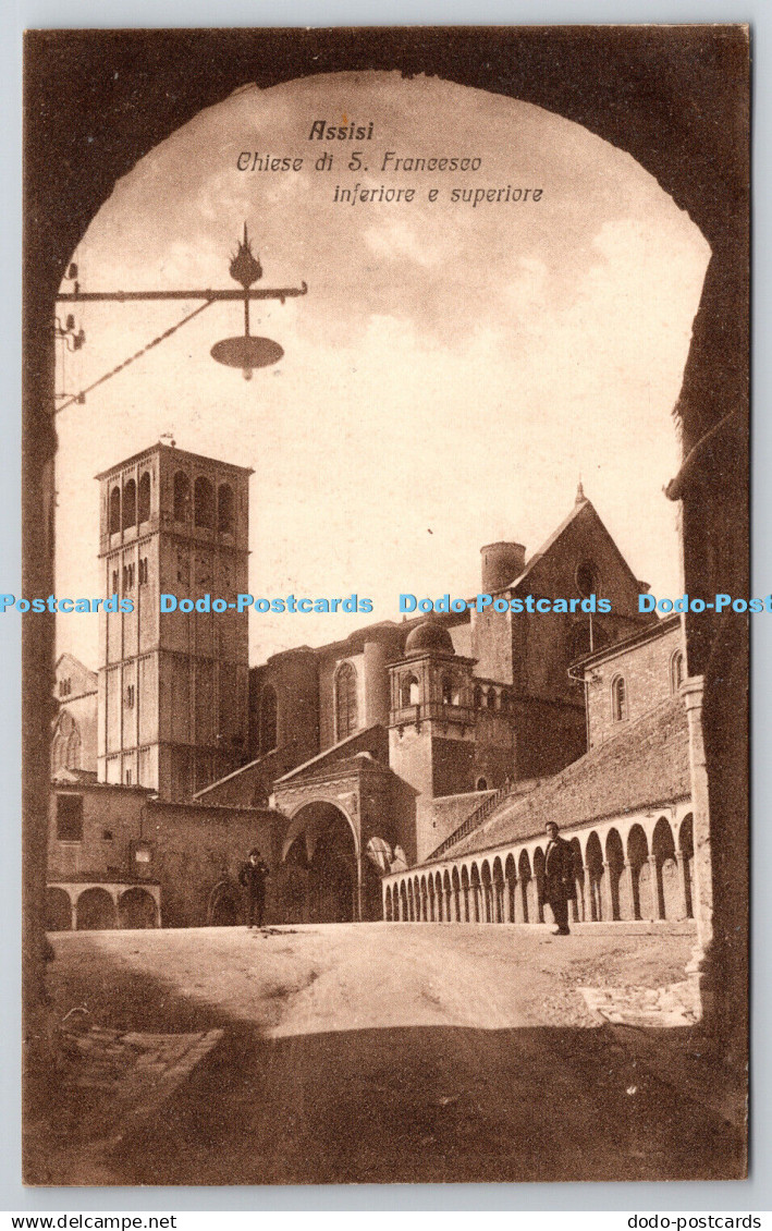 R765627 Assisi Chiese di S Francesco Inferiore e Superiore L Vignati