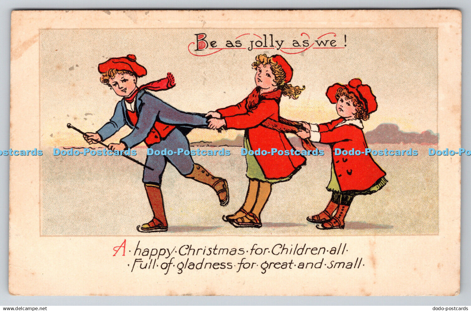 R770682 Be as Jolly as We Misch and Co Christmas Series No 871