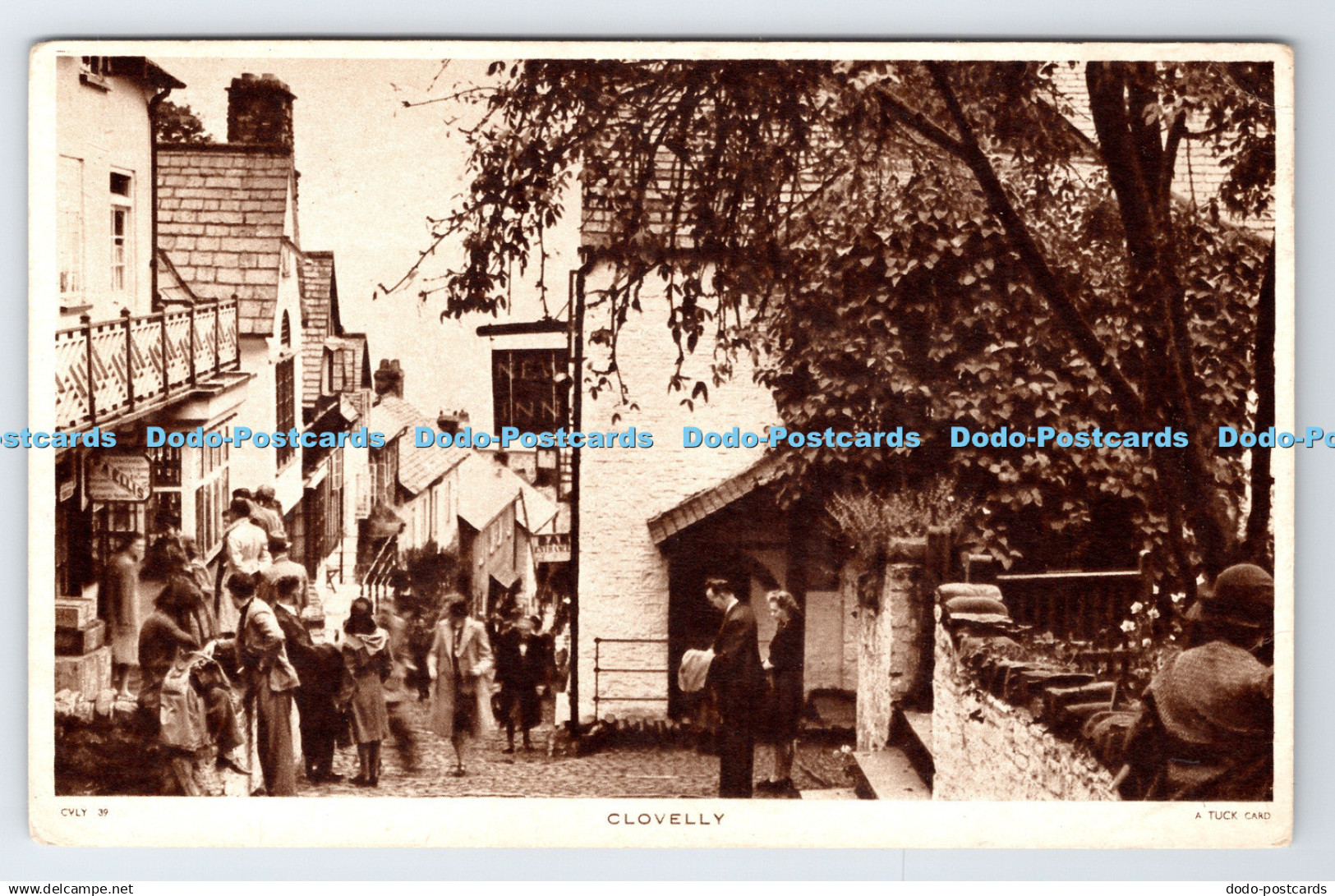 R777653 Clovelly Tuck Postcard
