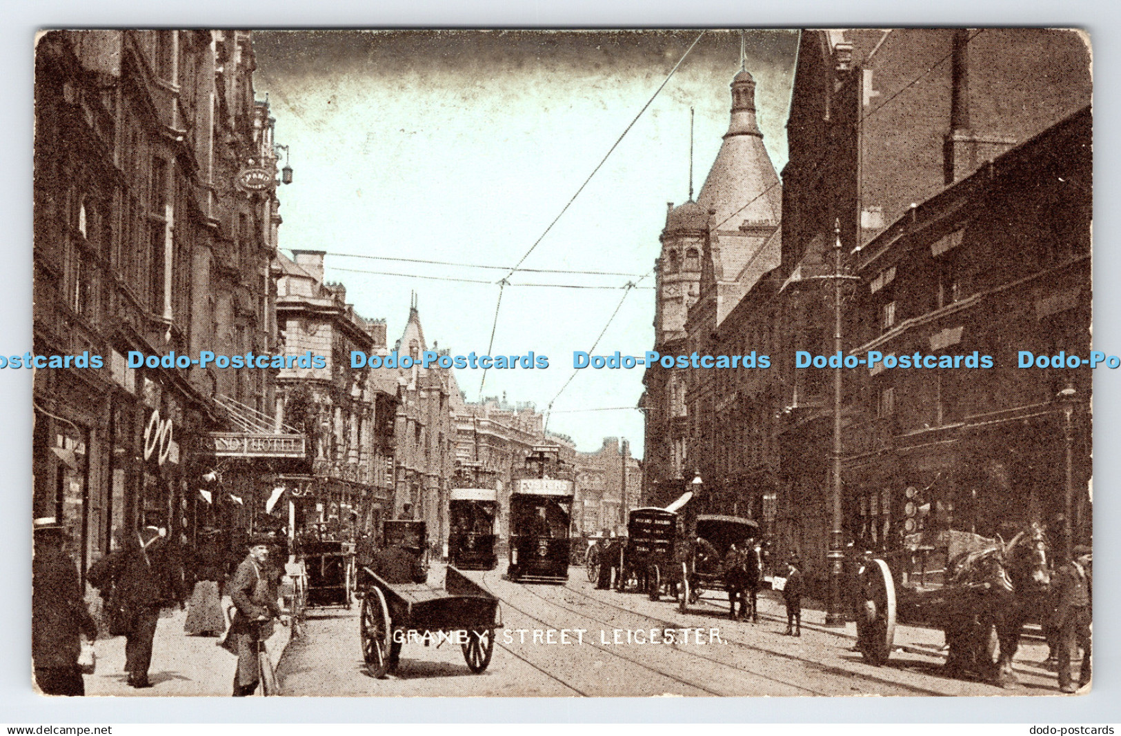 R777796 Leicester Granby Street Postcard