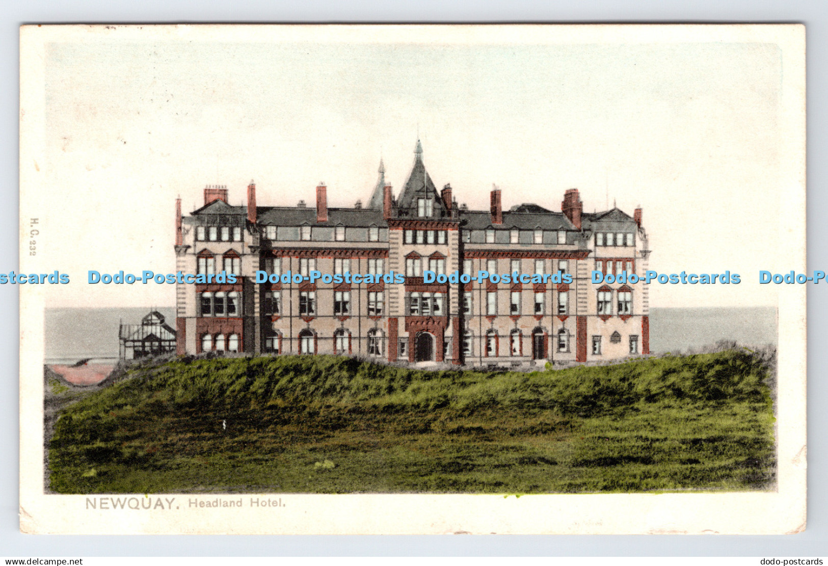 R777903 Newquay Headland Hotel Pictorial Stationery London Aquarelle PM Newquay