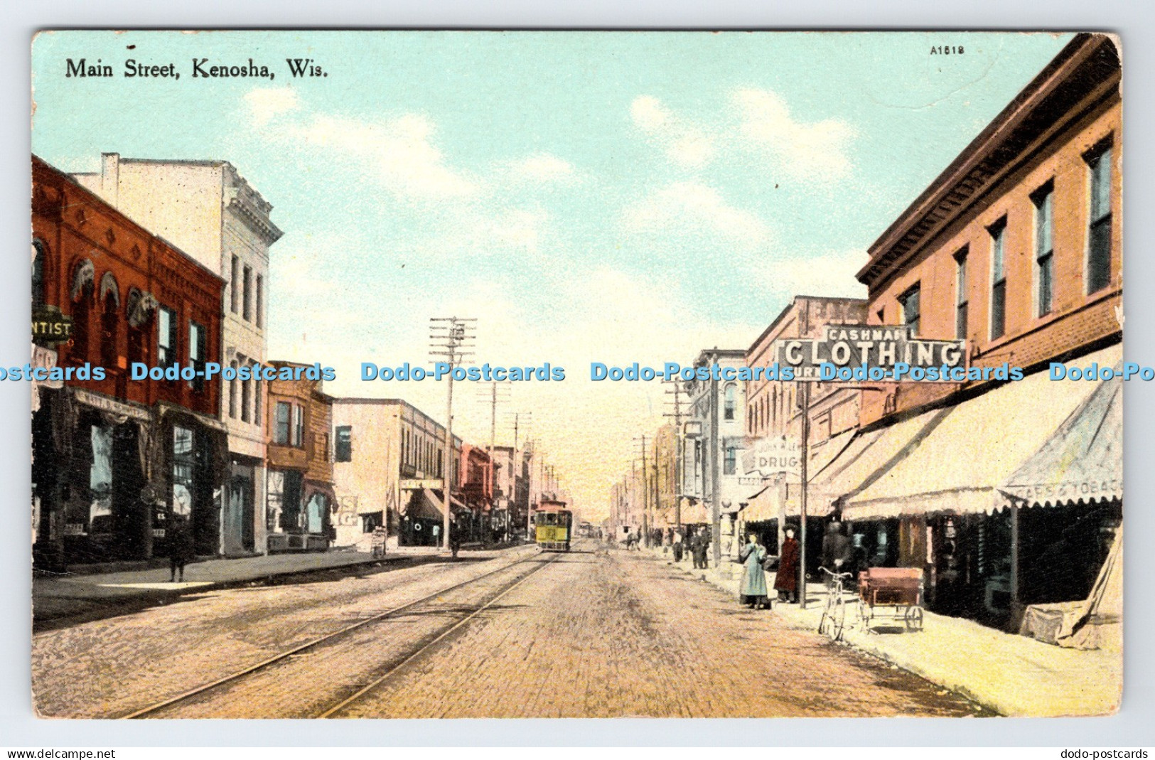 R778019 Kenosha Wis Main Street G H Knox