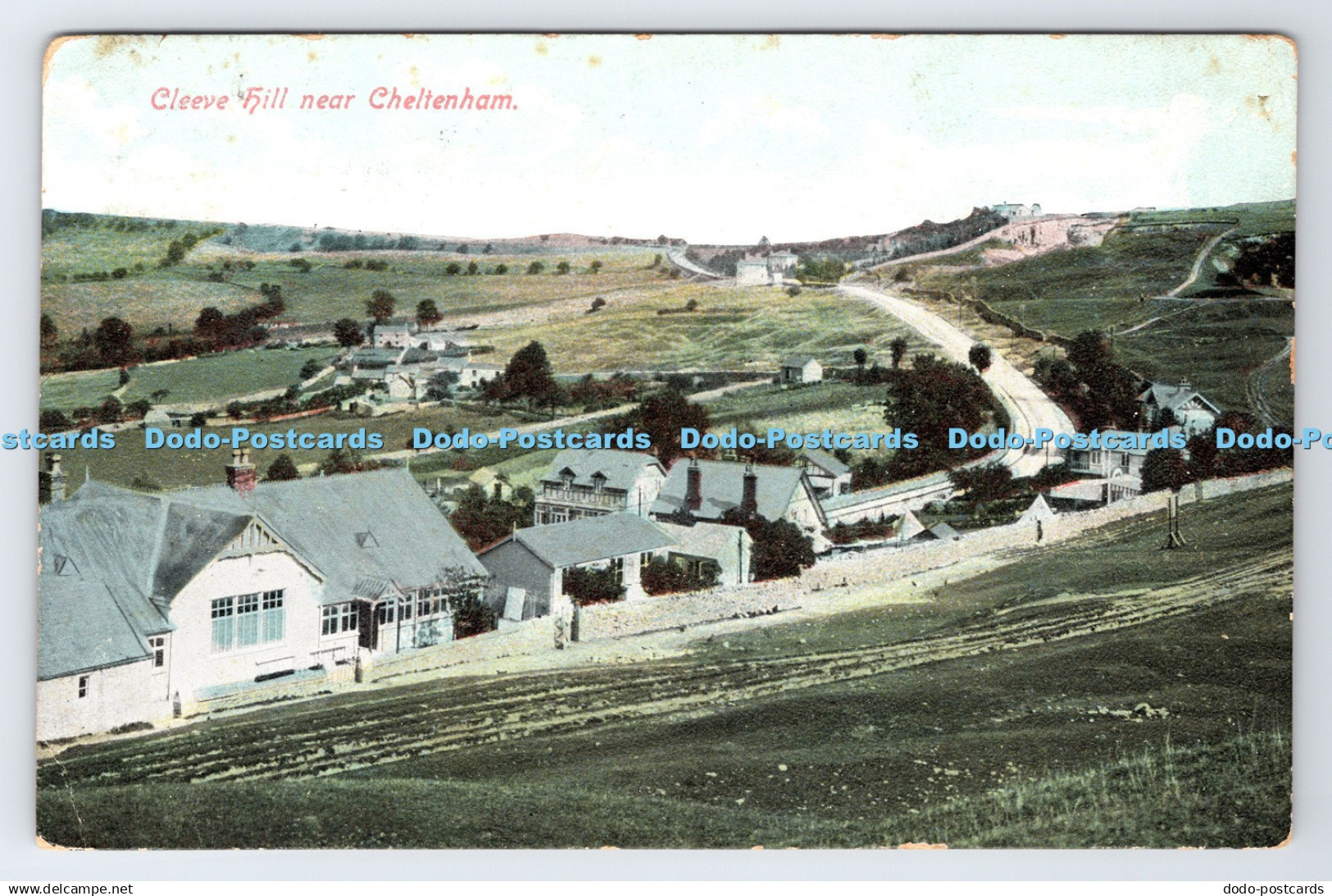 R778043 Cleeve Hill Near Cheltenham E S London PM Cheltenham 1906