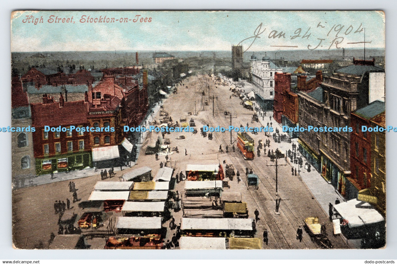 R778613 Stockton on Tees High Street 1904