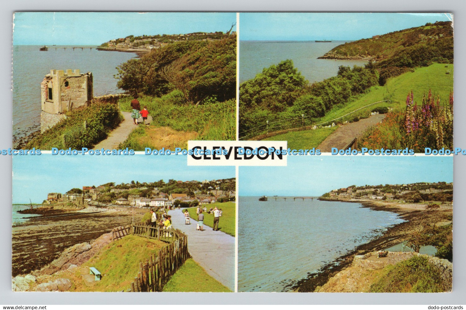R780542 Clevedon. Ladye Bay. From Green Beach. 1970. Multi View