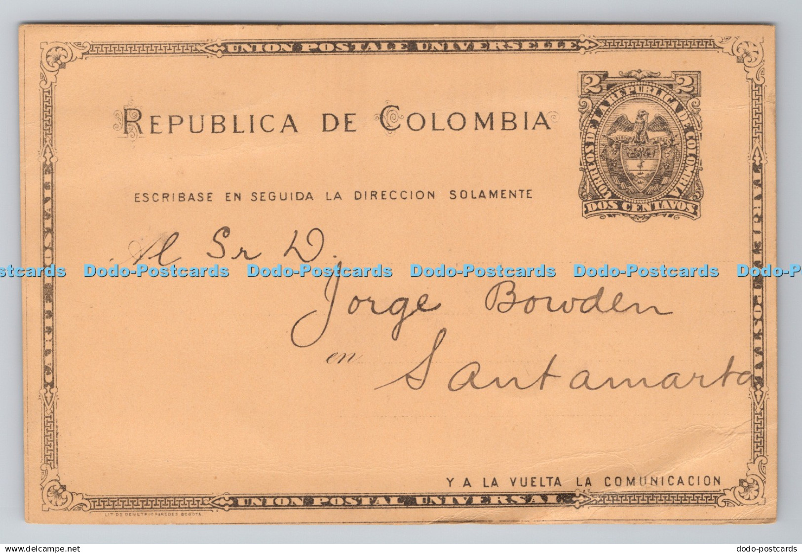 R781360 Republica de Colombia. 1898
