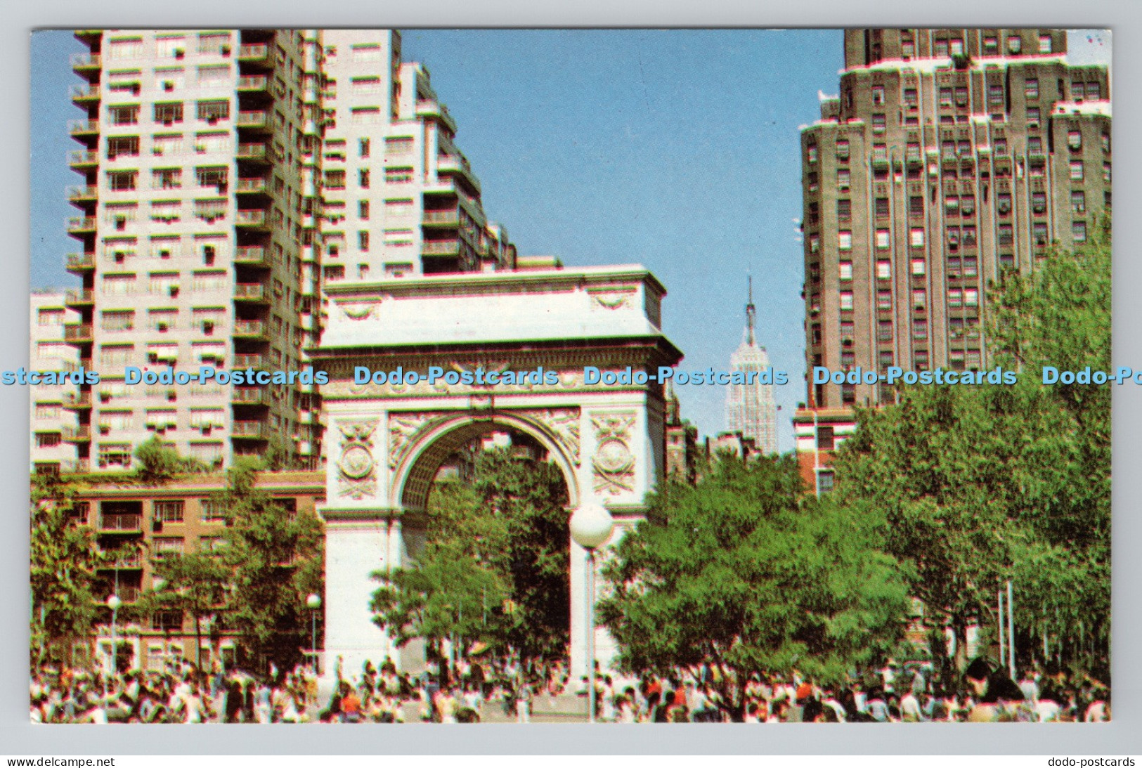 R781655 Washington Square Greenwich Village Nester Map and Guide New York Color