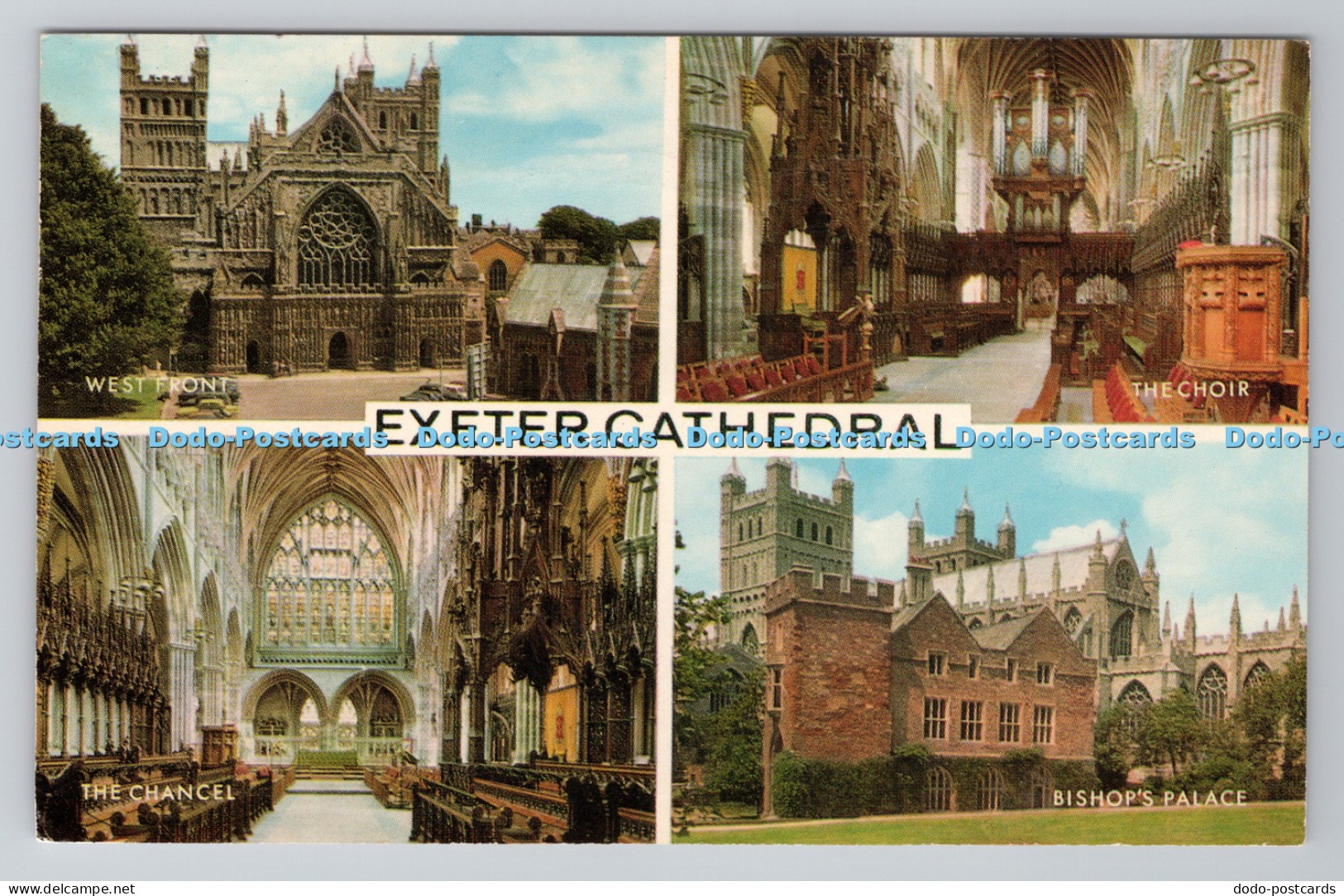 R782179 Exeter Cathedral The Chancel J Salmon Sevenoaks PM Exeter District 1973