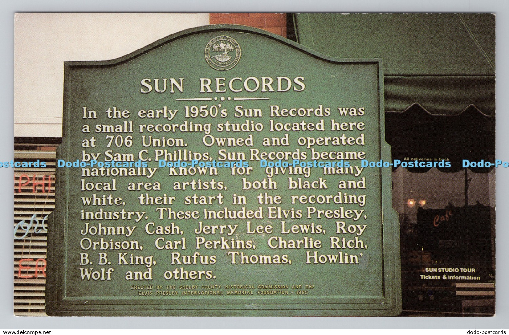 R782897 Memphis Tennessee The Legendary Sun Studio