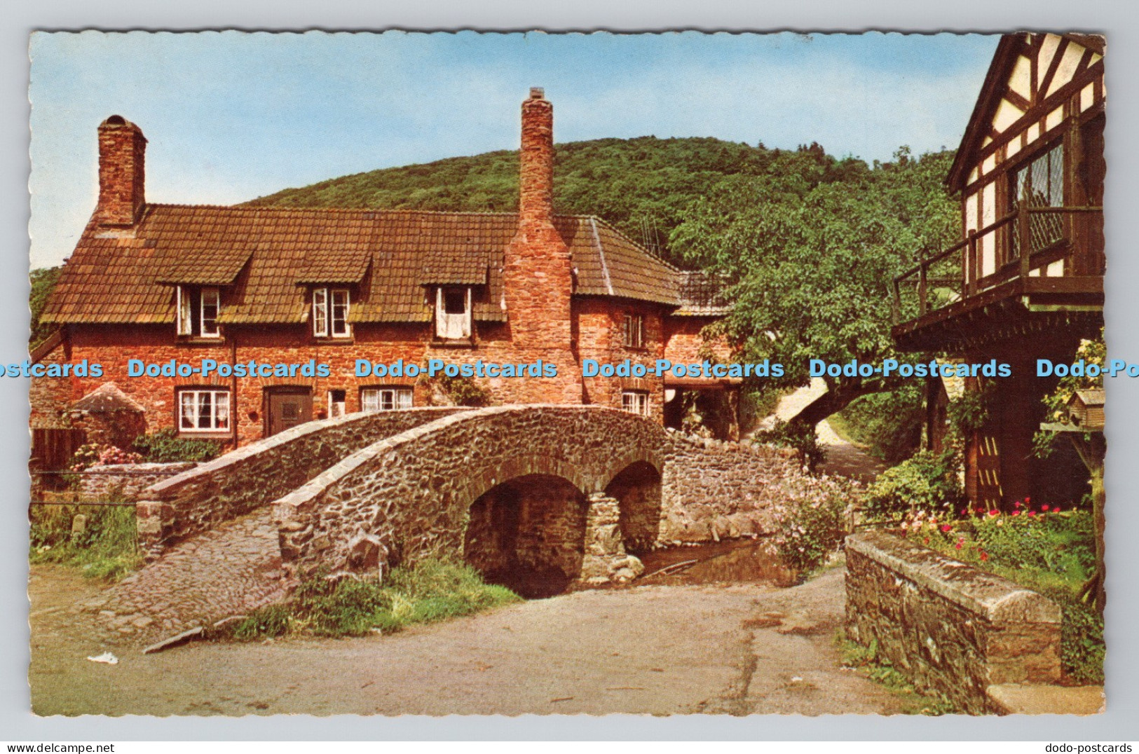 R783612 Allerford Pack Horse Bridge Postcard
