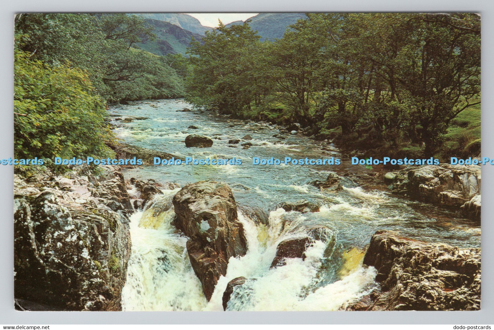 R783646 Glen Nevis The Lower Falls of Nevis Printed in Great Britain