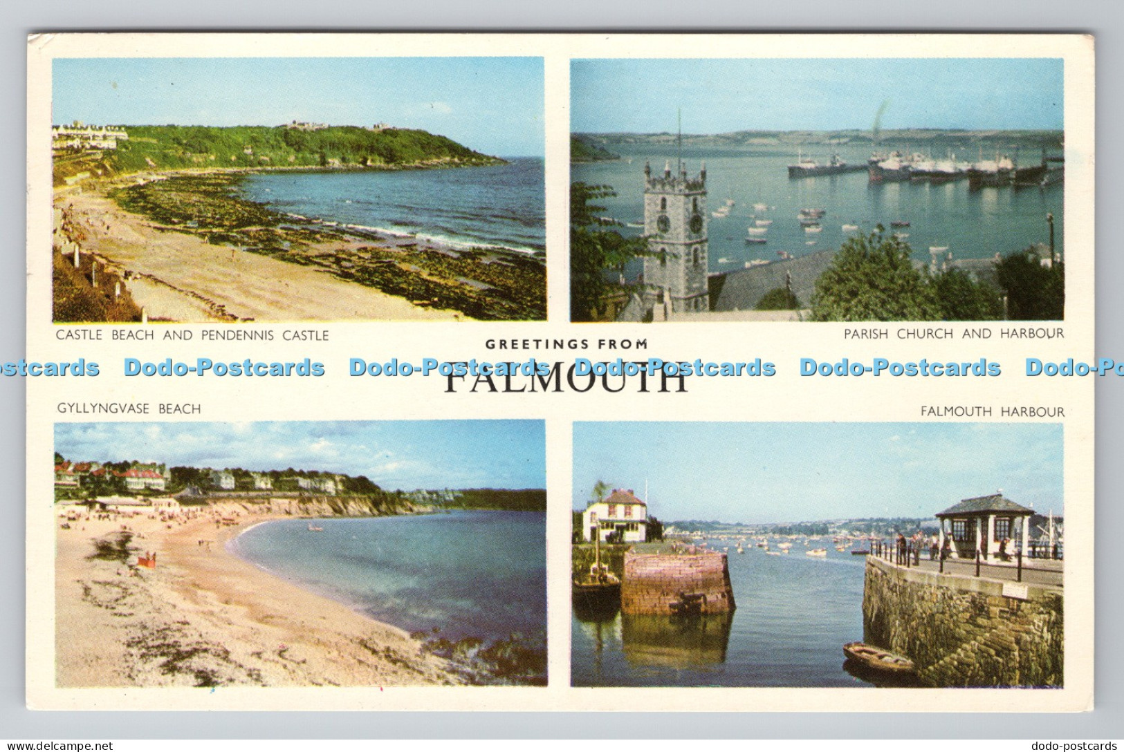 R784353 Greetings From Falmouth Falmouth Harbour Jarrold Norwich RP PM Truro Cor