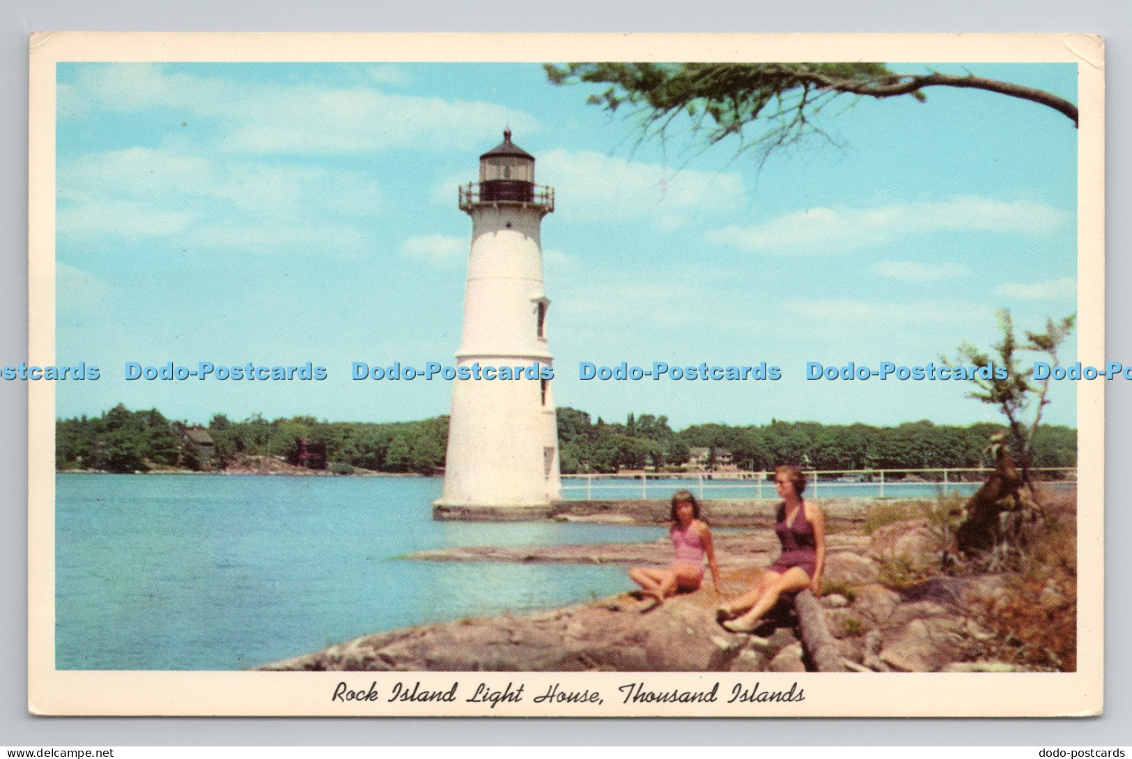 R786633 Thousand Islands Rock Island Light House The Photo Stop Curteichcolor