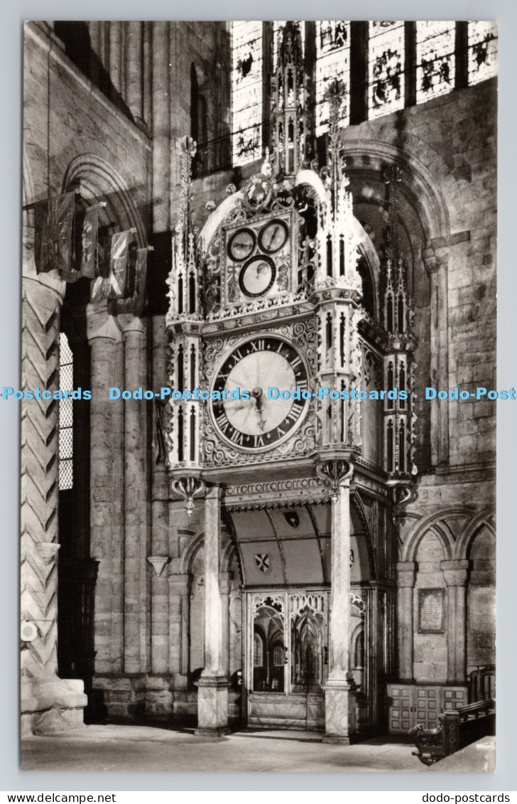 R786835 Durham Cathedral The Clock John R Edis Durham