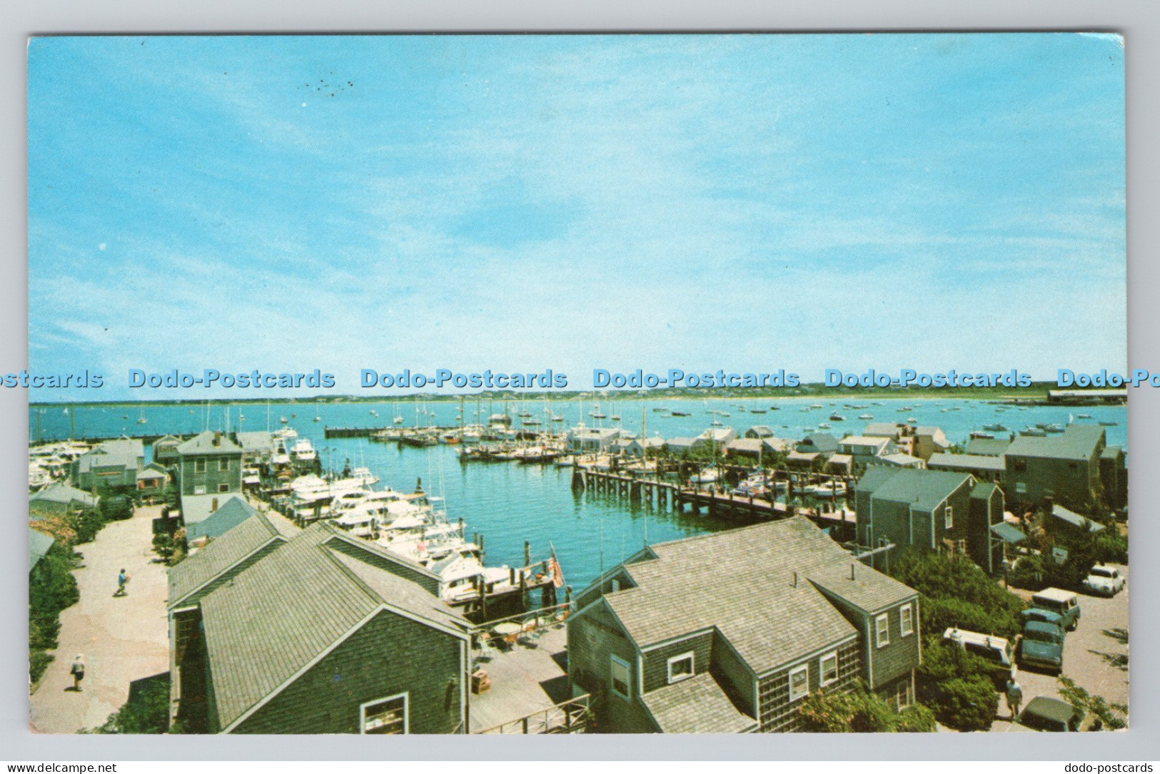 R787423 Nantucket. Mass. Nantucket Harbor. J. Lazarus. 1989