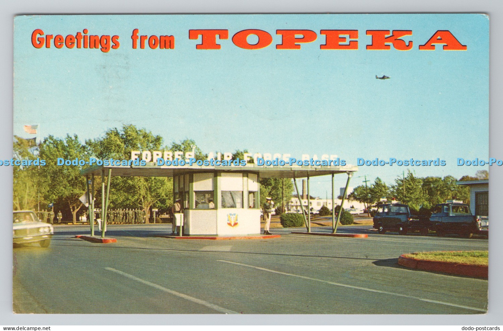 R788104 Greetings From Topeka. Kansas. Forbes Air Force Base. Donna Brinkman Lyn