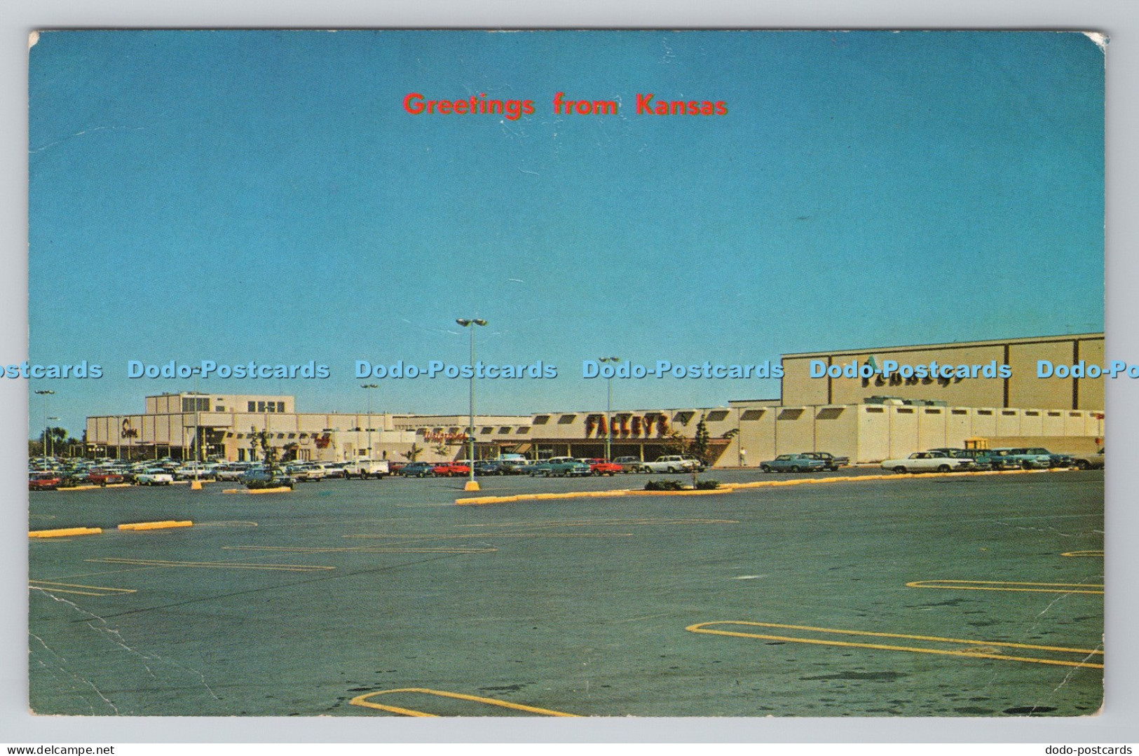 R788107 Greetings From Kansas. White Lakes Shopping Center. Topeka. Donna Brinkm