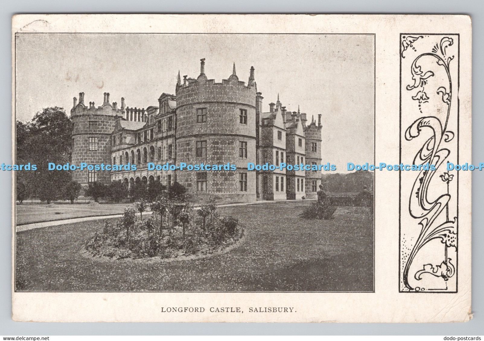 R804211 Salisbury Longford Castle Postcard