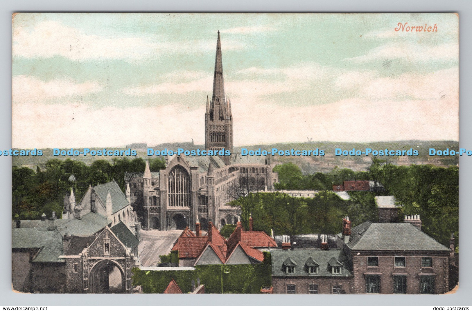R805229 Norwich. Valentine Series. PM. Norwich. 1906