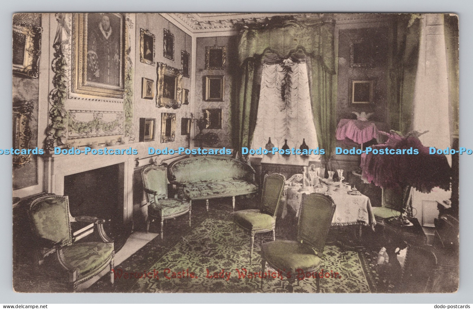 R808535 Warwick Castle. Lady Warwick Boudoir. Harvey Barton. Bristol