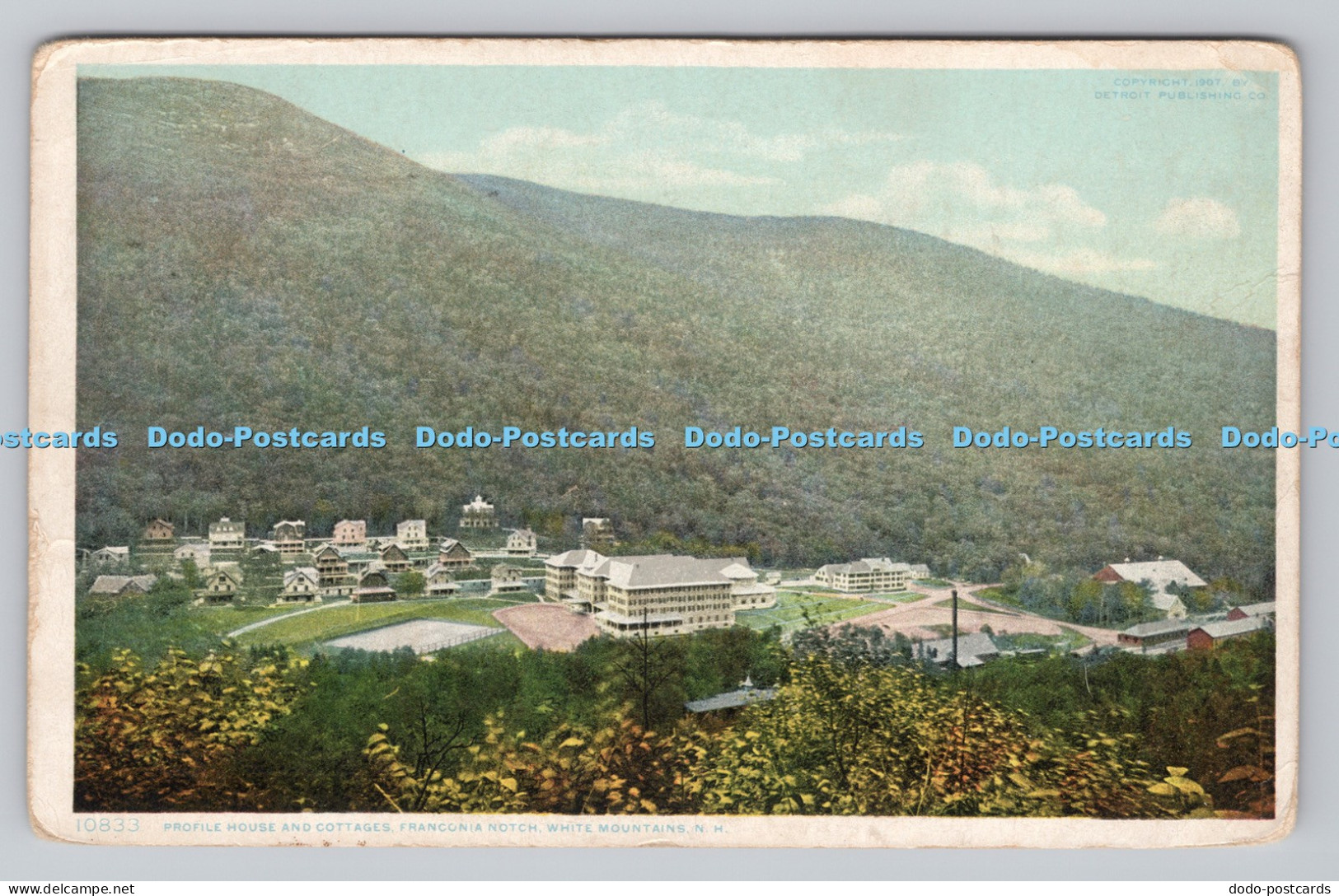 R809924 Profile House and Cottages. Franconia Notch. White Mountains. Phostint C