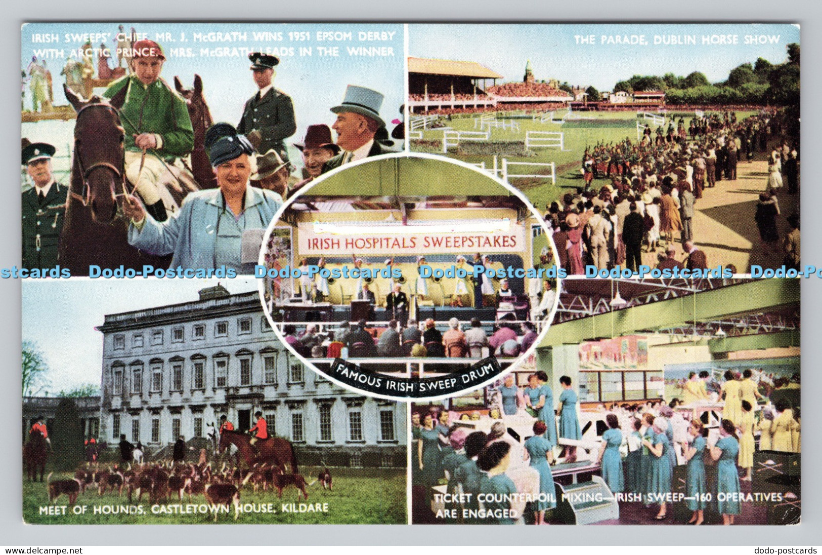 R810133 Famous Irish Sweep Drum. Meet of Hounds. Castletown House. Kildare. Wood