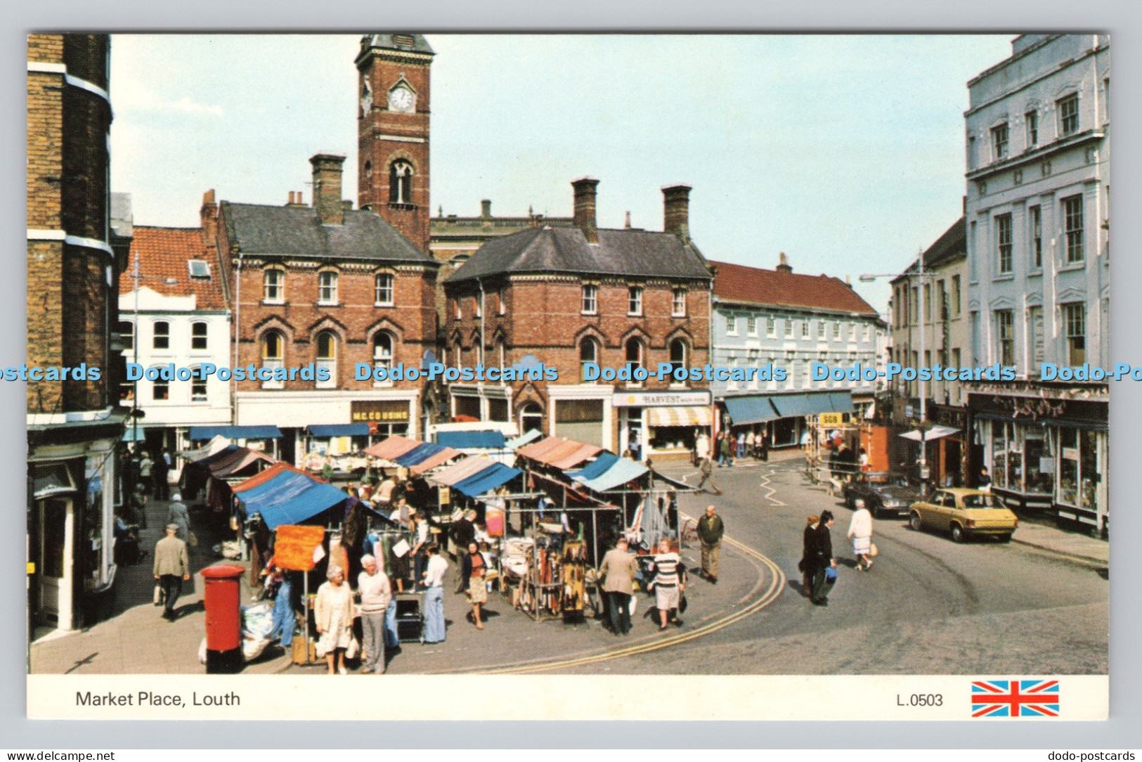 R810323 Louth. Market Place. E. T. W. Dennis. Scarborough