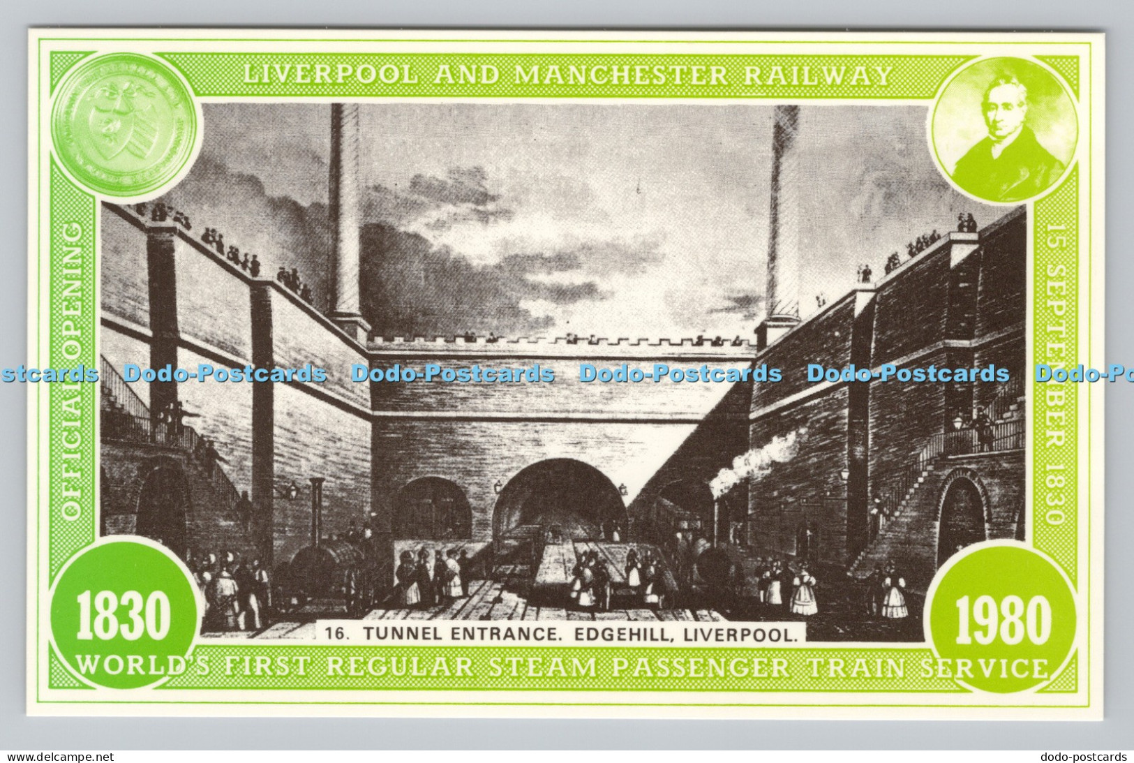 R810680 Liverpool. Tunnel Entrance. Edghill. Liverpool and Manchester Railway. W