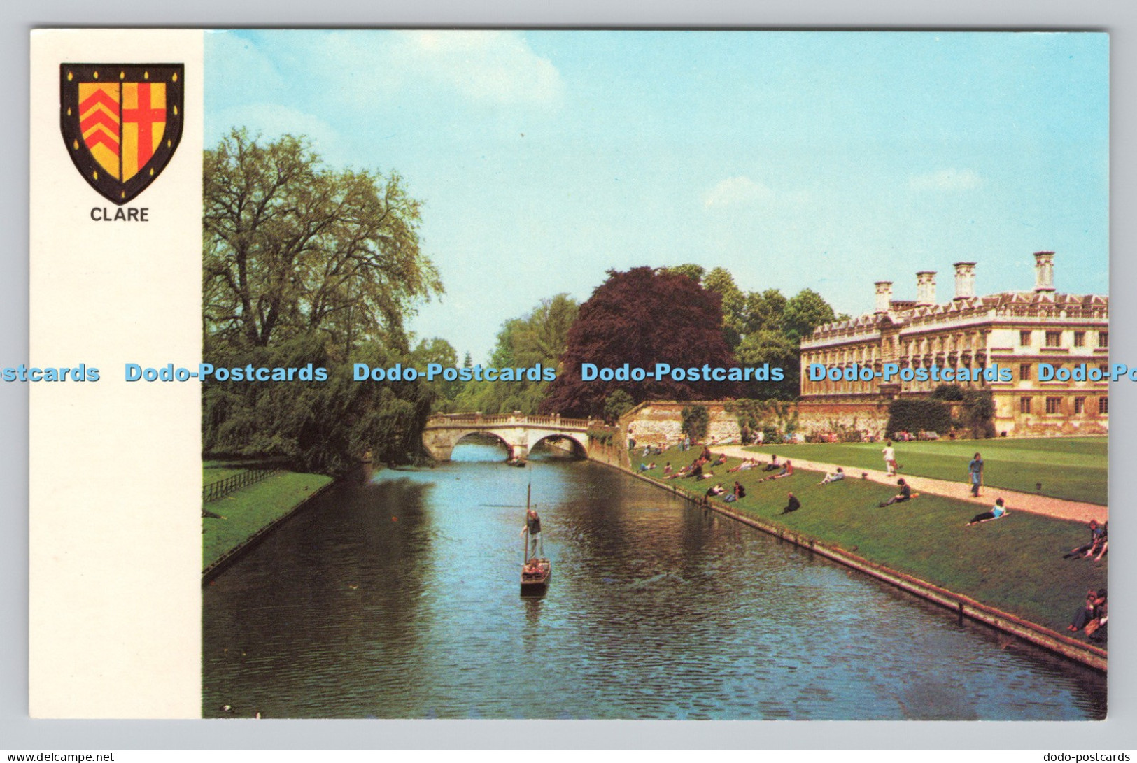 R811158 Clare. Cambridge. Clare College From The Backs. Photo Precision. Colourm