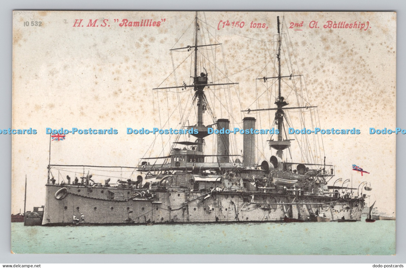 R811636 H M S Ramillies 2nd Cl Battleship