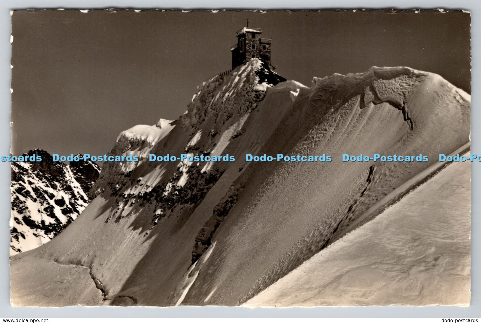R814637 Jungfraujoch Das Meteorologische Observatorium auf dem Sphinxgipfel E Gy