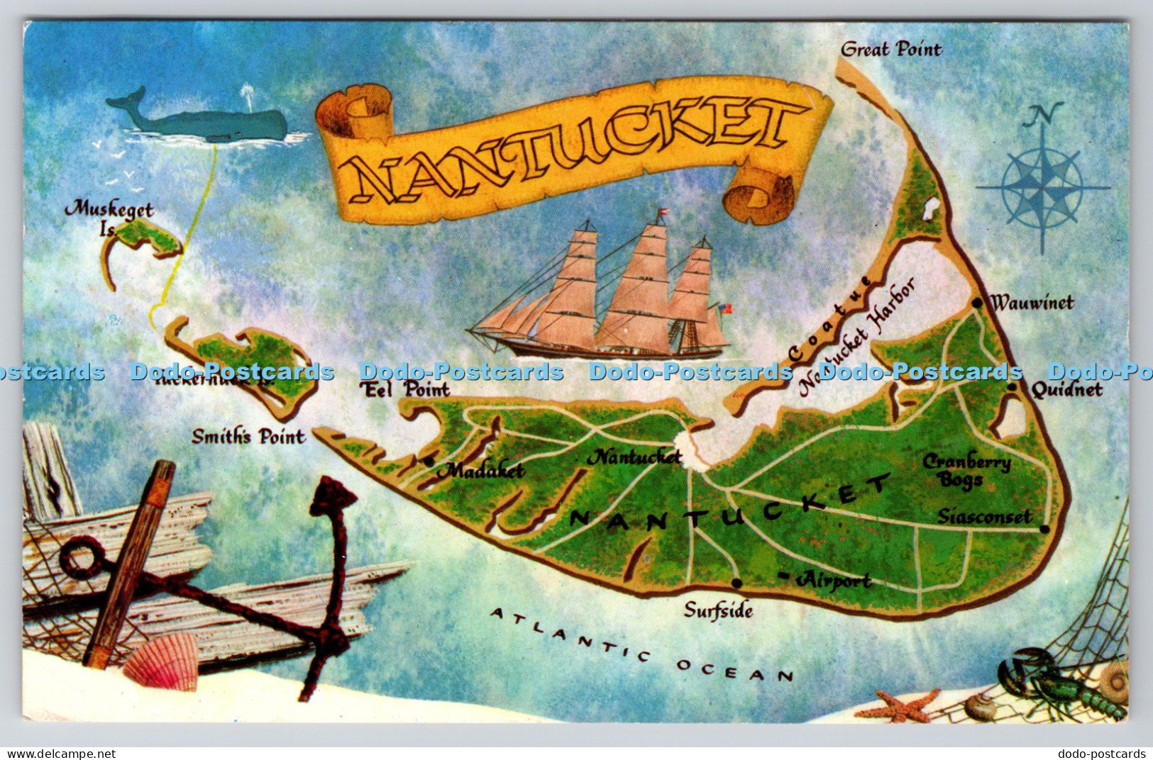 R815246 Nantucket Island 30 Miles at Sea Bromley and Company Boston Mass Mike Ro