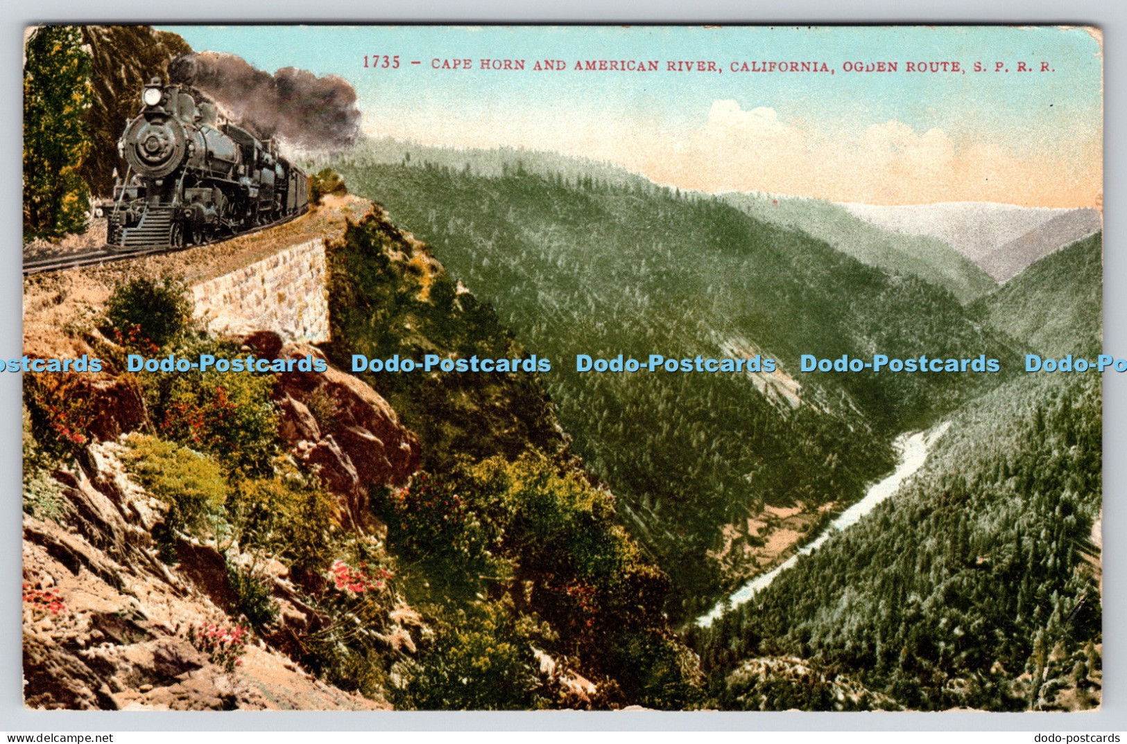 R820032 California Ogden Route Cape Horn and American River Edw H Mitchellat
