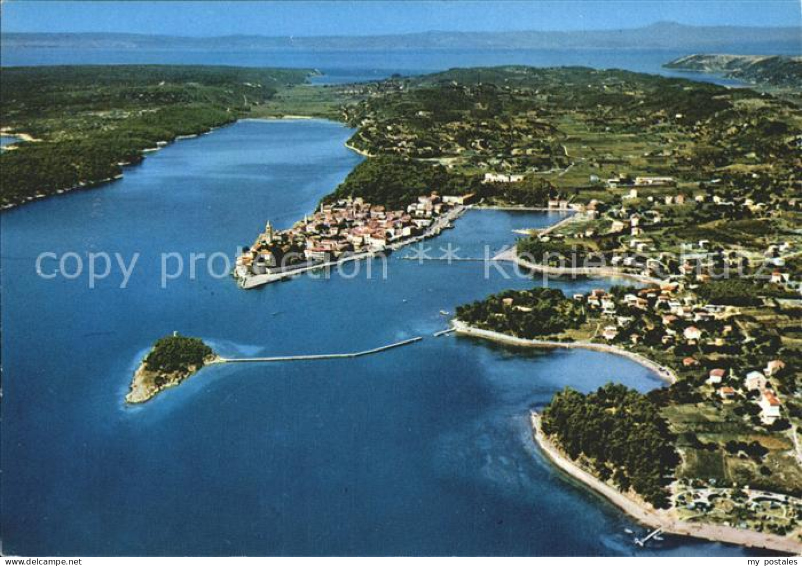 Rab Kroatien Fliegeraufnahme