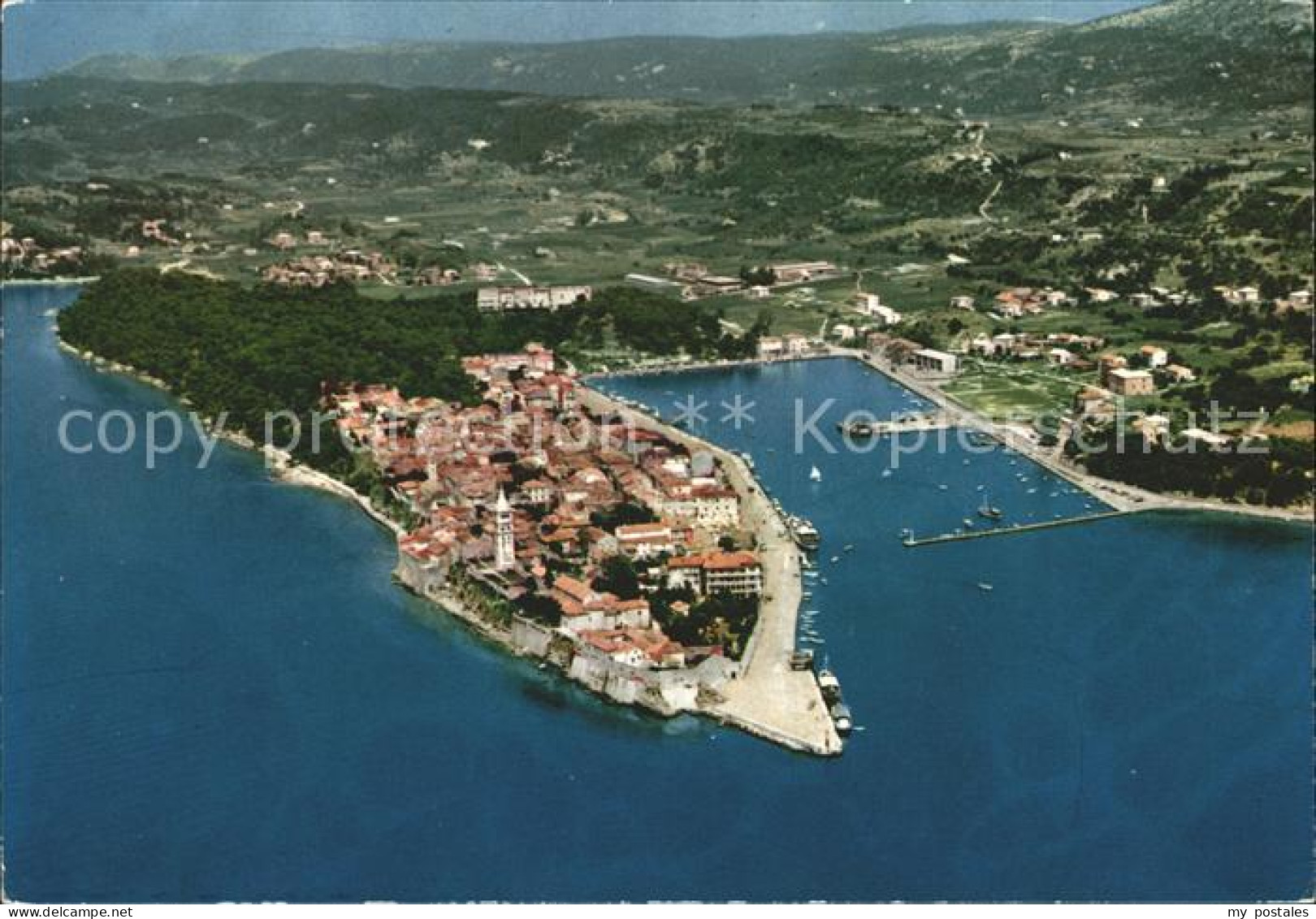 Rab Kroatien Fliegeraufnahme