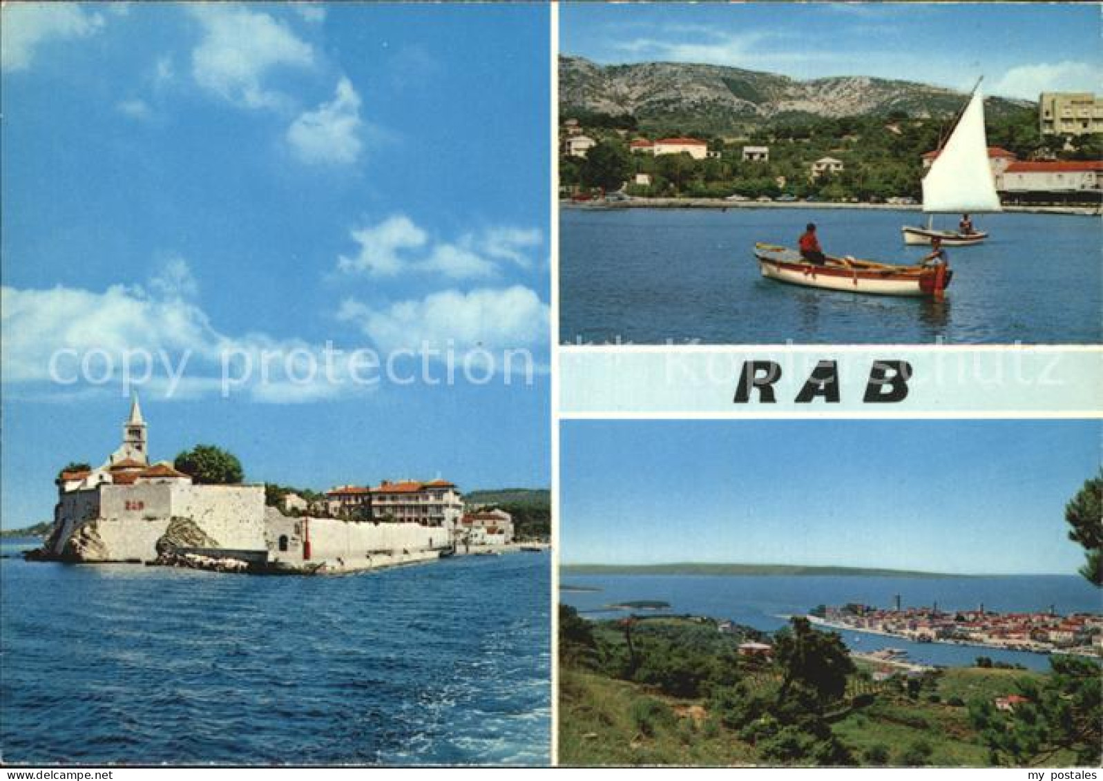 Rab Kroatien Segelboot