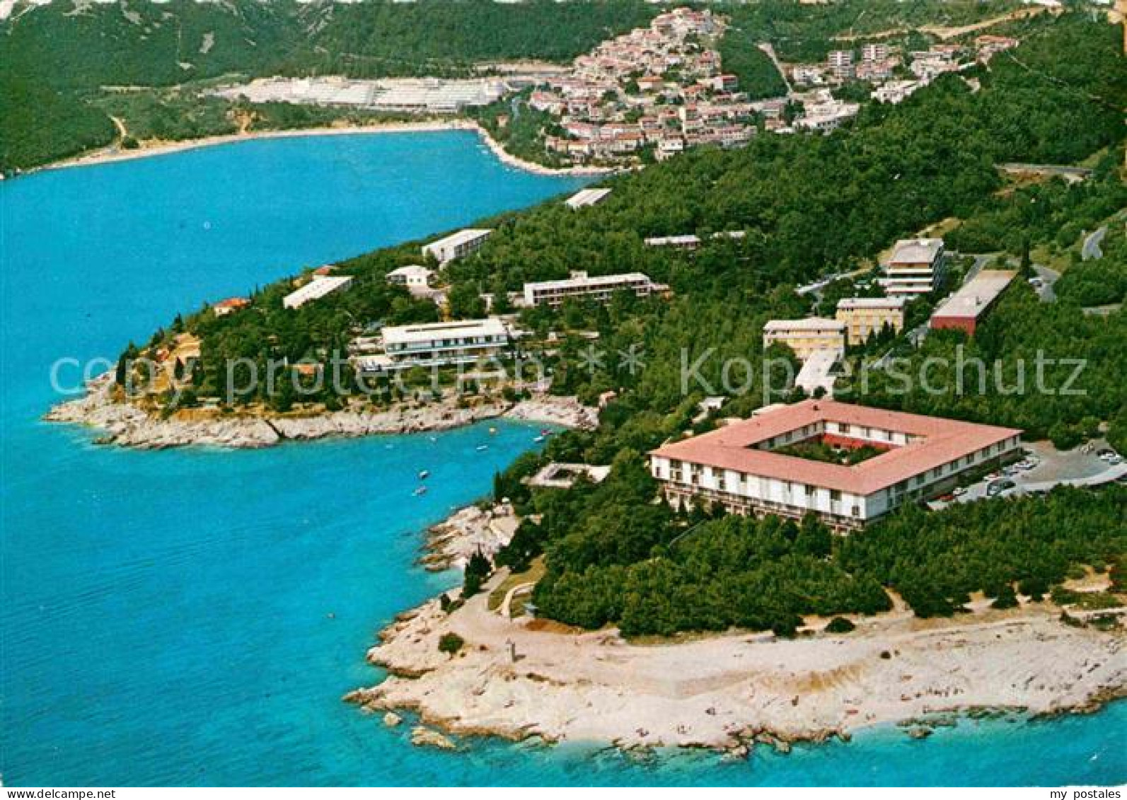 Rabac Kroatien Fliegeraufnahme